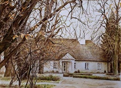 Żelazowa Wola. Figurative drawing, Architecture, Realistic, Polish artist