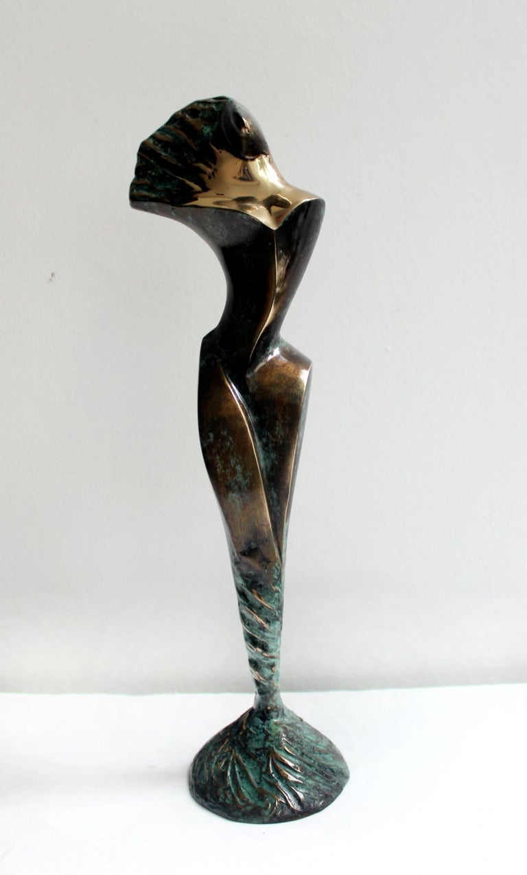 Stanisław Wysocki Wing XXI century, Bronze sculpture, Abstract