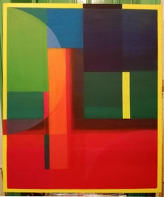 Komposition XIX - XXI Jahrhundert, Ölgemälde, Zeitgenössisch, AbstraktIon