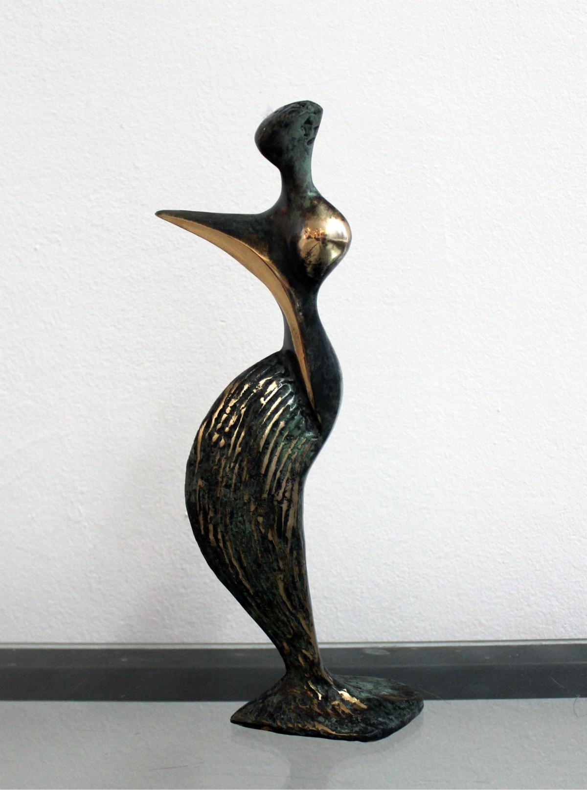 Stanisław Wysocki Figurative Sculpture - Inspiration - XXI Century, Contemporary Bronze Sculptue, Figurative, Abstraction
