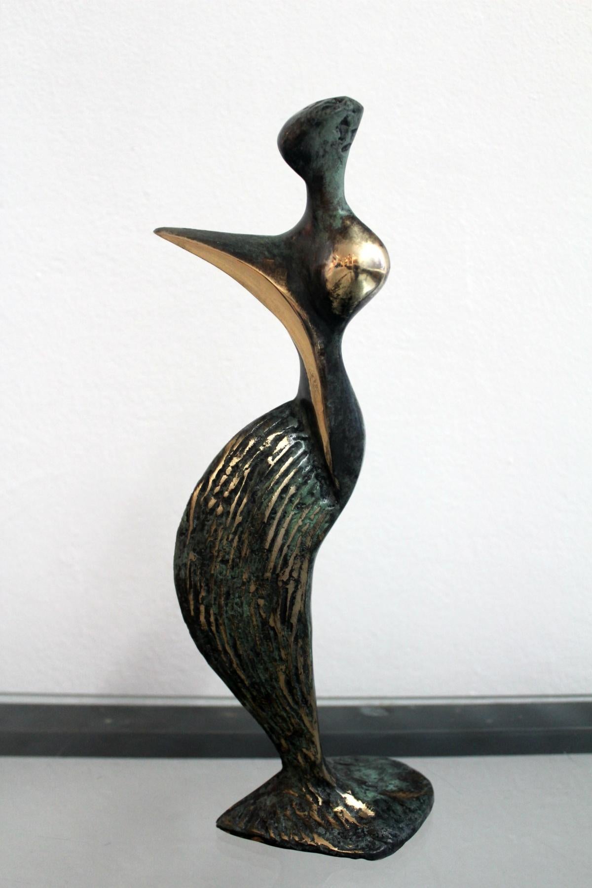 Inspiration - XXI Century, Contemporary Bronze Sculptue, Figurative, Abstraction - Sculpture by Stanisław Wysocki