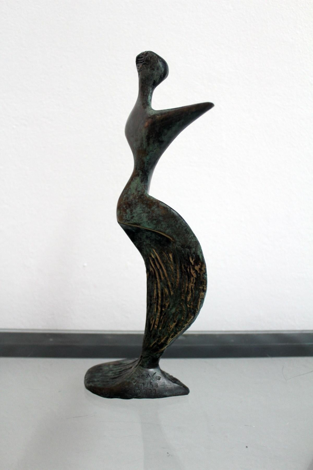 Inspiration - XXI Century, Contemporary Bronze Sculptue, Figurative, Abstraction 1