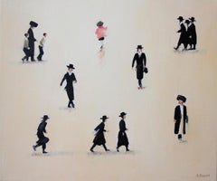 Mea Shearim I- XXI century, Oil on canvas, Israel, Painting, Jerusalem