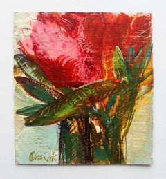 Tulips - XXI century, Oil & Acrylic Painting, Abstract, Figurative, Flowers