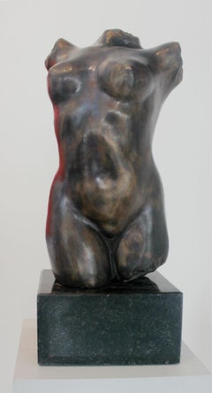 Nude - XXI Century, Contemporary Bronze Figurative Sculpture, Female Torso