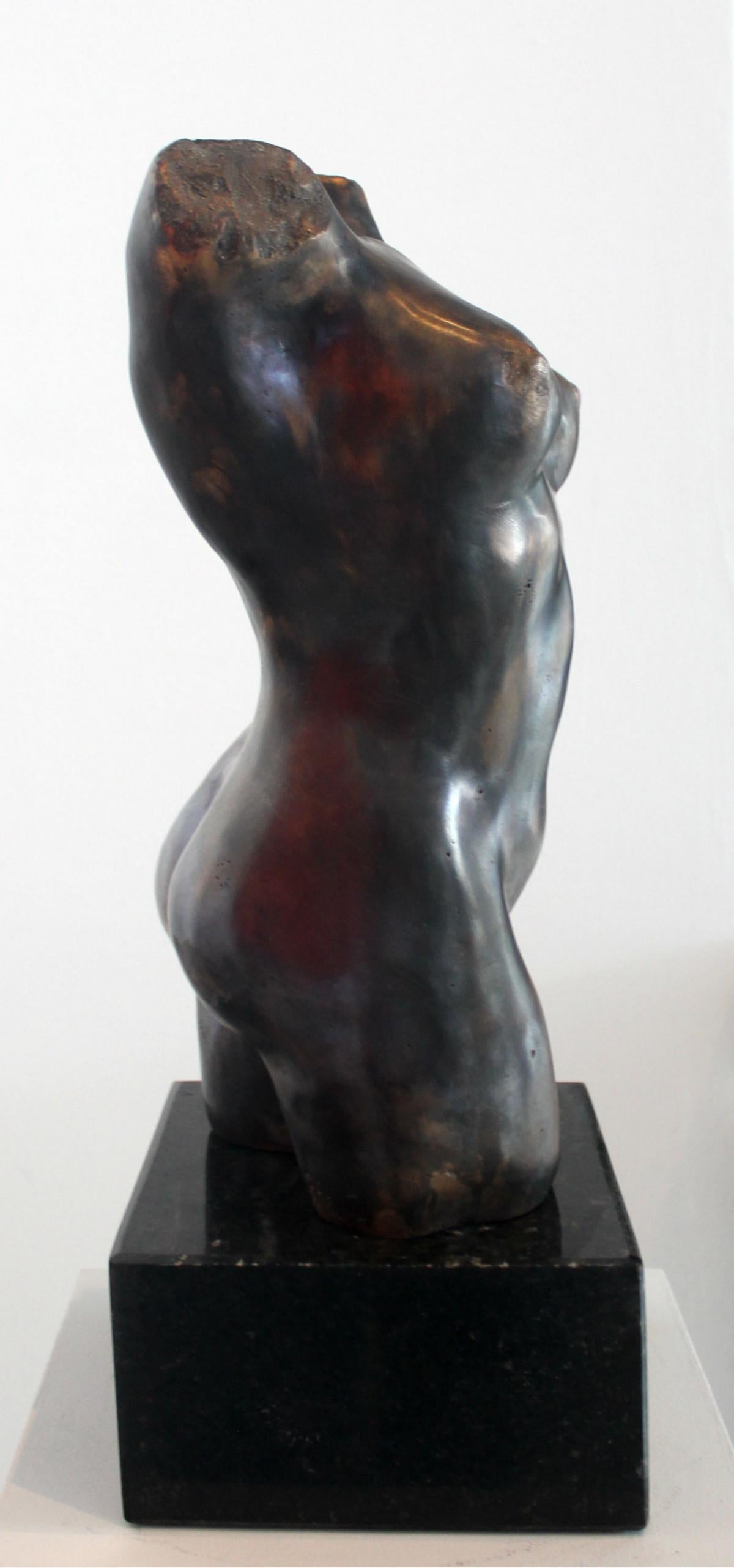 Nude - XXI Century, Contemporary Bronze Figurative Sculpture, Female Torso 1