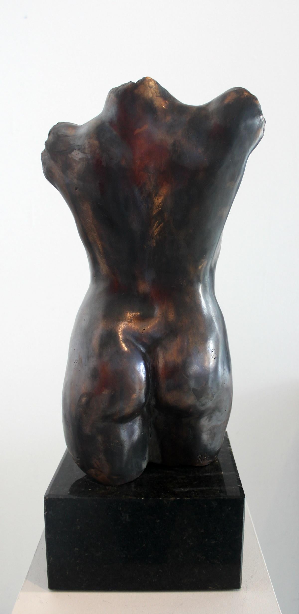 Nude - XXI Century, Contemporary Bronze Figurative Sculpture, Female Torso 2