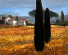 Wonderful summer - XXI Century, Contemporary Landscape Oil Painting, Bright