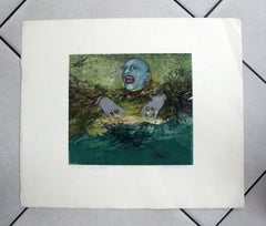 To have clean hands - XX century, Mixed-Media-Druck, figurativ, gedeckte Farben