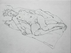 Nude - XXI Century, Contemporary Figurative Nude Pencil Drawing, Realistic