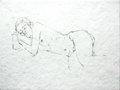 Nude - XXI Century, Contemporary Figurative Nude Pencil Drawing, Realistic