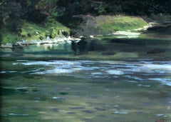 Dunajec - XXI Century, Contemporary Figurative Oil Painting, Realism, Landscape