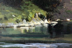Dunajec - XXI Century, Contemporary Figurative Oil Painting, Realism, Landscape