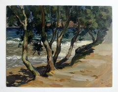 Trees in Kini - XXI Century, Contemporary Landscape Oil Painting, Realism