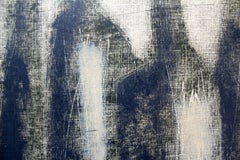 Nature morte avec bouteilles - XXIe siècle, imprimé monotype contemporain, couleurs foncées