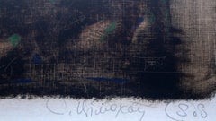 Goldfish - XXI Century, Contemporary Figurative Monotype Print, Animal