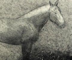 Belgique mouchetée - XXIe siècle, gravure figurative contemporaine, animal