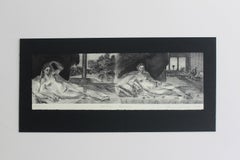 Sustris' Venuses - Contemporary Figurative Etching Print, Nude, Landscape