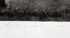 Horse from Casa Lorna - Contemporary Figurative Lithograph Print, Animal