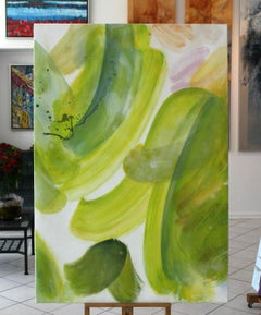 Spring - XXI century, Contemporary Abstraction Oil painting, Vivid colors