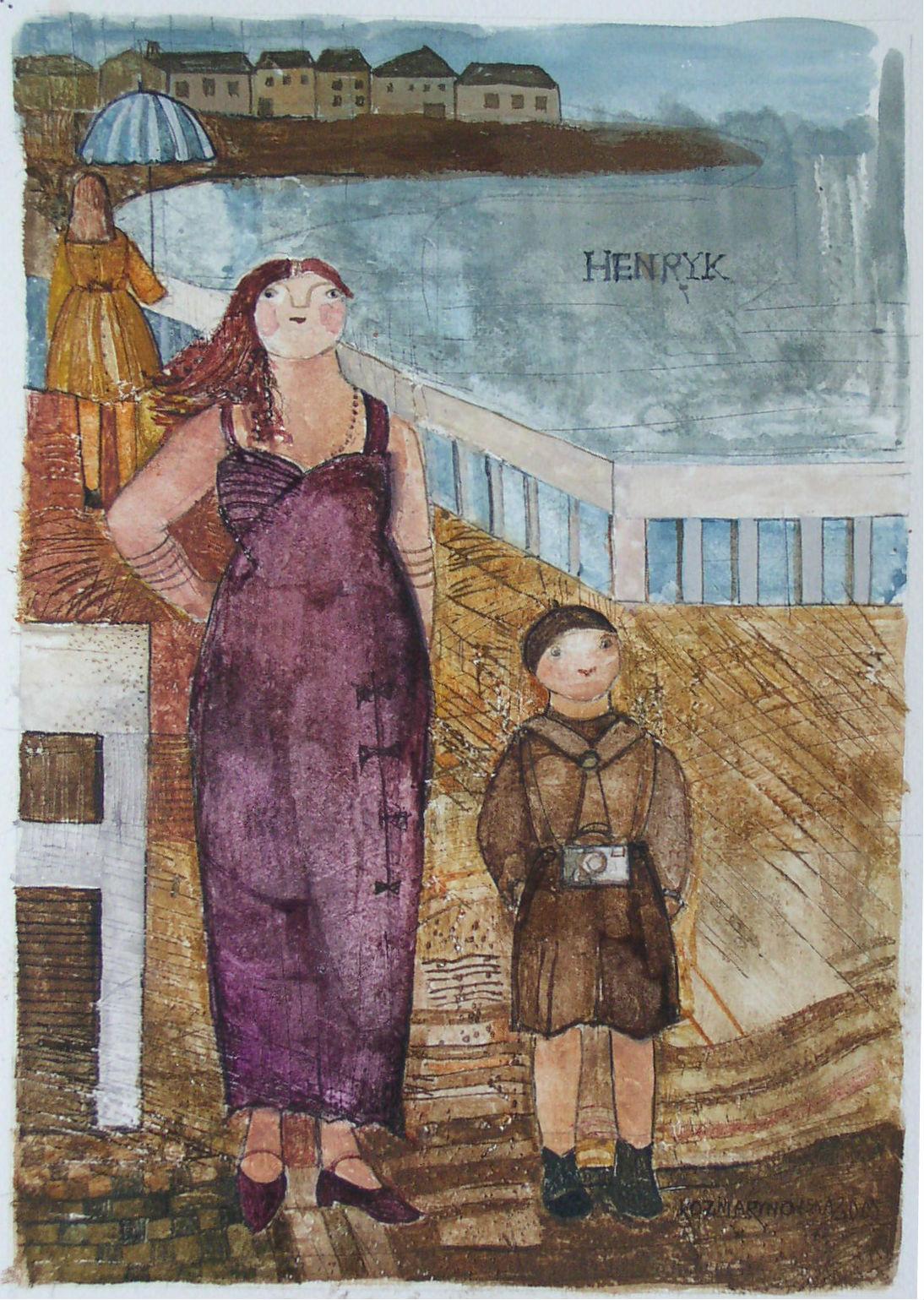 Henryk - XXIe siècle, peinture figurative contemporaine, paysage