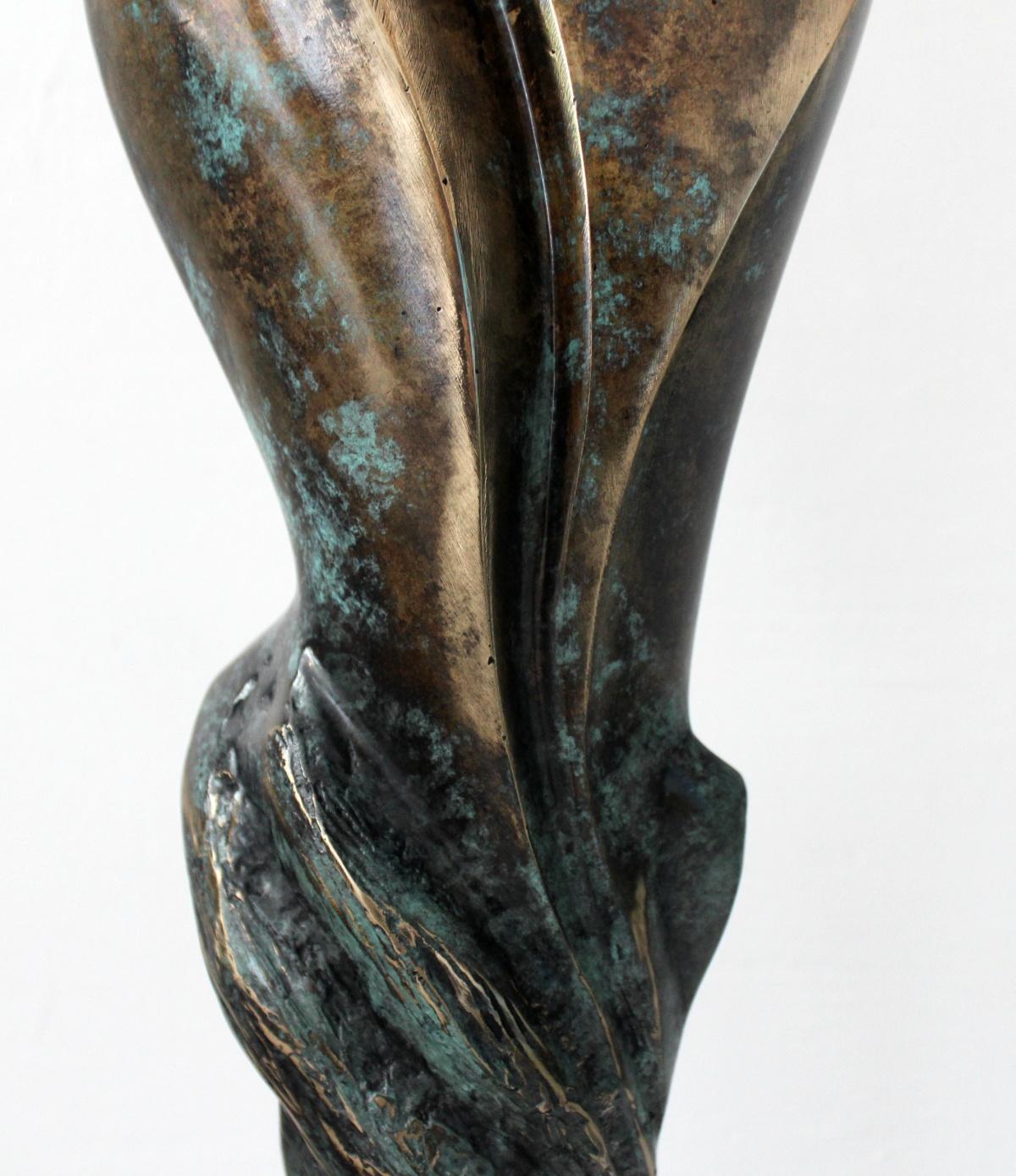 Inspiration II - Contemporary Bronze Sculpture, Abstract, Figurative, Nude 1