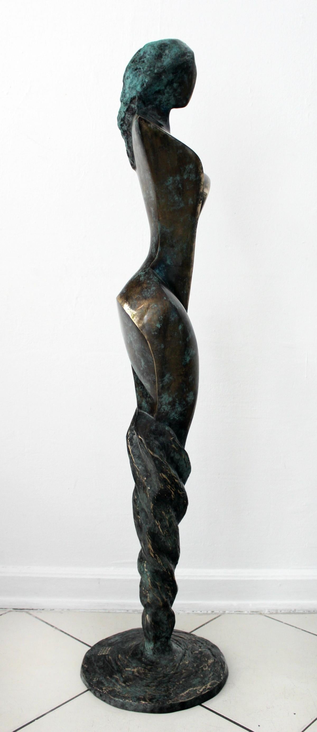 Inspiration II - Contemporary Bronze Sculpture, Abstract, Figurative, Nude 3