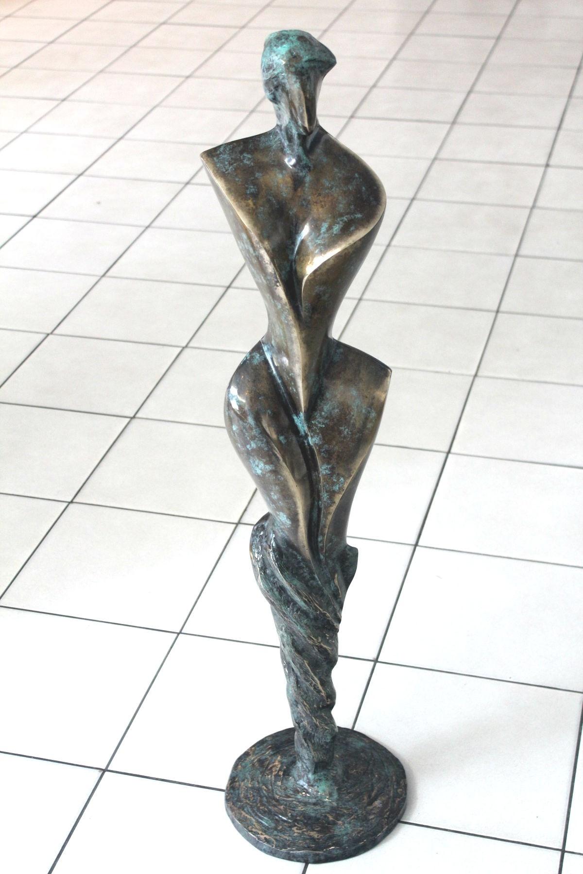 Inspiration II - Contemporary Bronze Sculpture, Abstract, Figurative, Nude 4