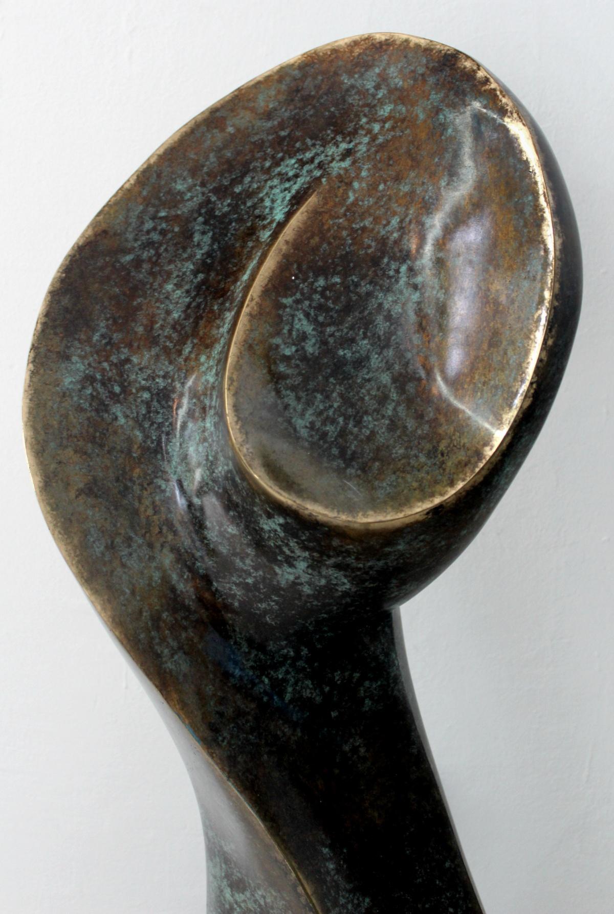 A muse - Contemporary Bronze Sculpture, Abstract, Figurative, Nude 3