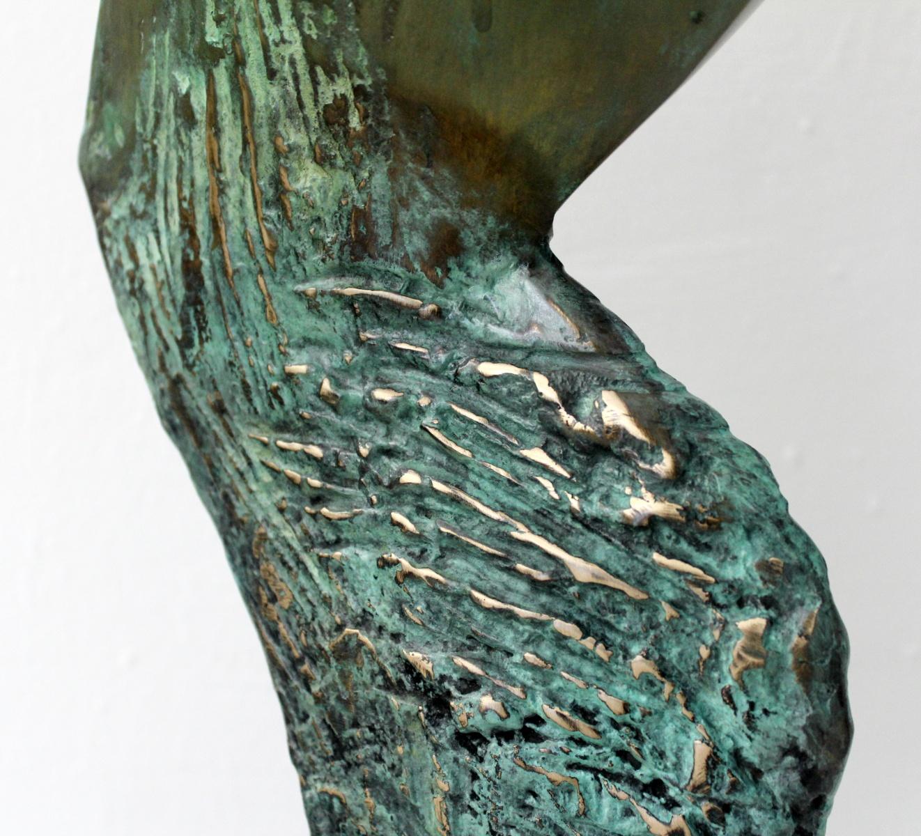 Inspiration III - Contemporary Bronze Sculpture, Abstract, Figurative, Nude 1