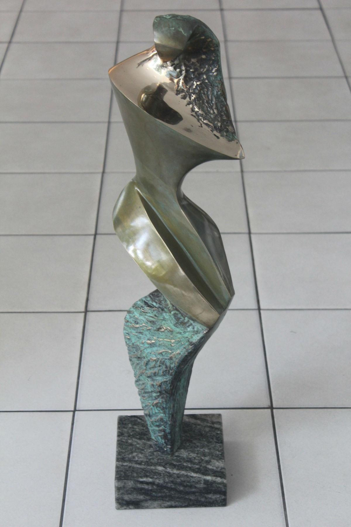 Inspiration III - Contemporary Bronze Sculpture, Abstract, Figurative, Nude 2