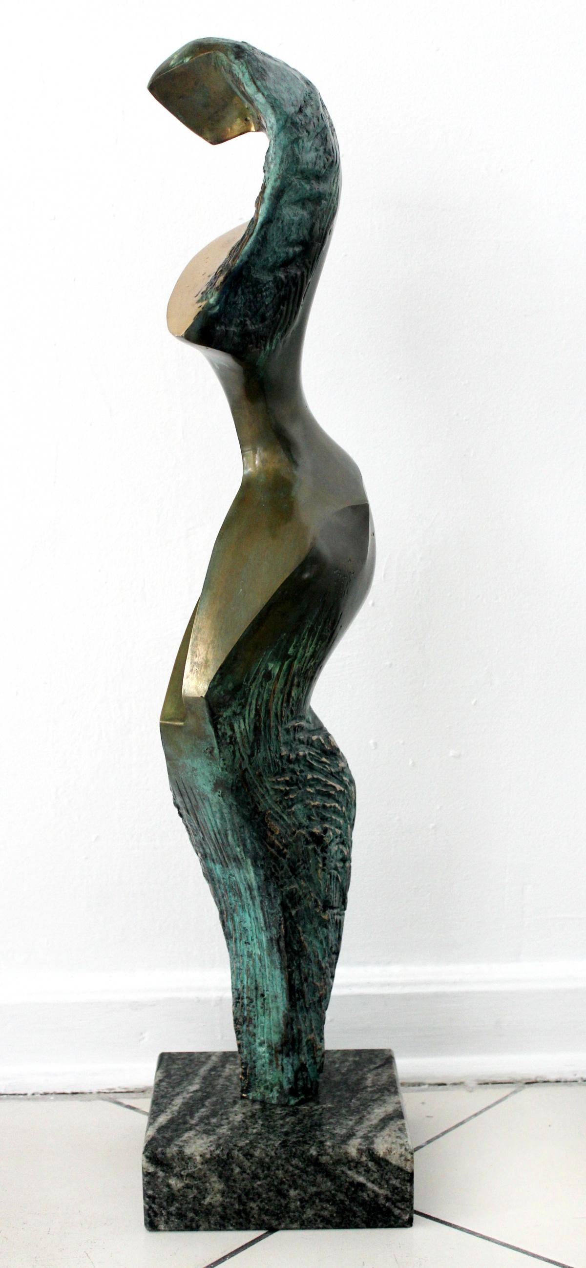 Inspiration III - Contemporary Bronze Sculpture, Abstract, Figurative, Nude 3