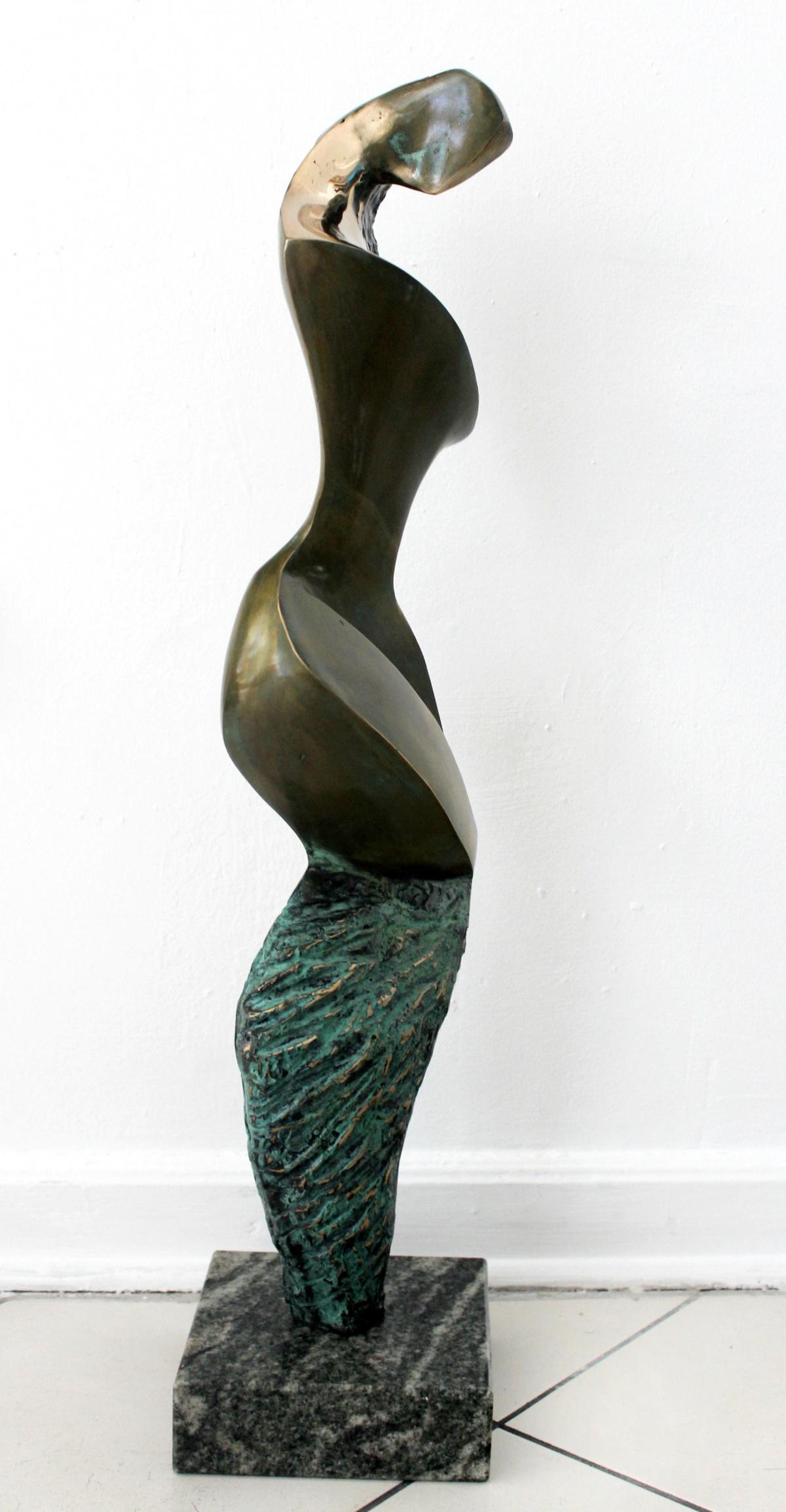Inspiration III - Contemporary Bronze Sculpture, Abstract, Figurative, Nude 4