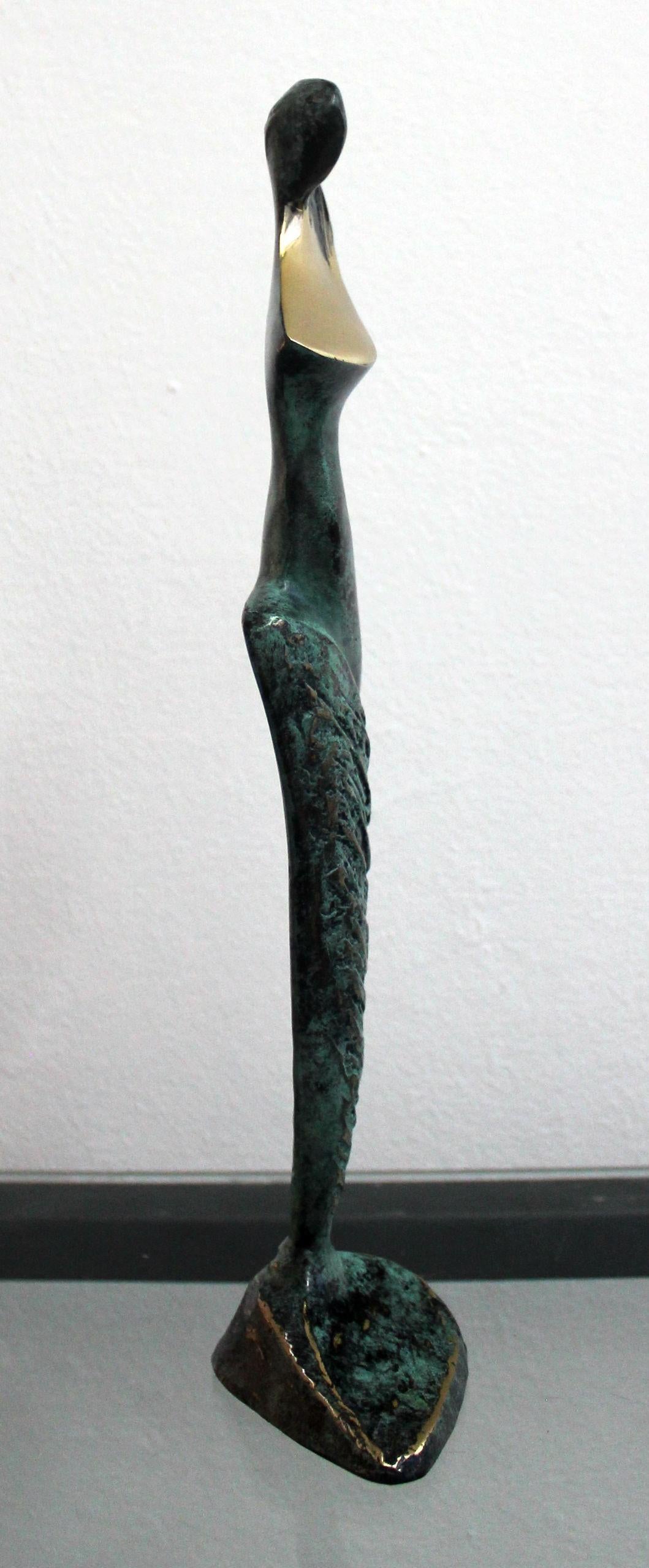 Dame - XXI Century, Contemporary Bronze Sculpture, Figurative, Nude, Abstract 1