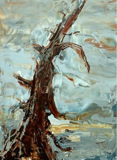 Landscape - XXI century Acrylic painting, Abstaction & Figurative