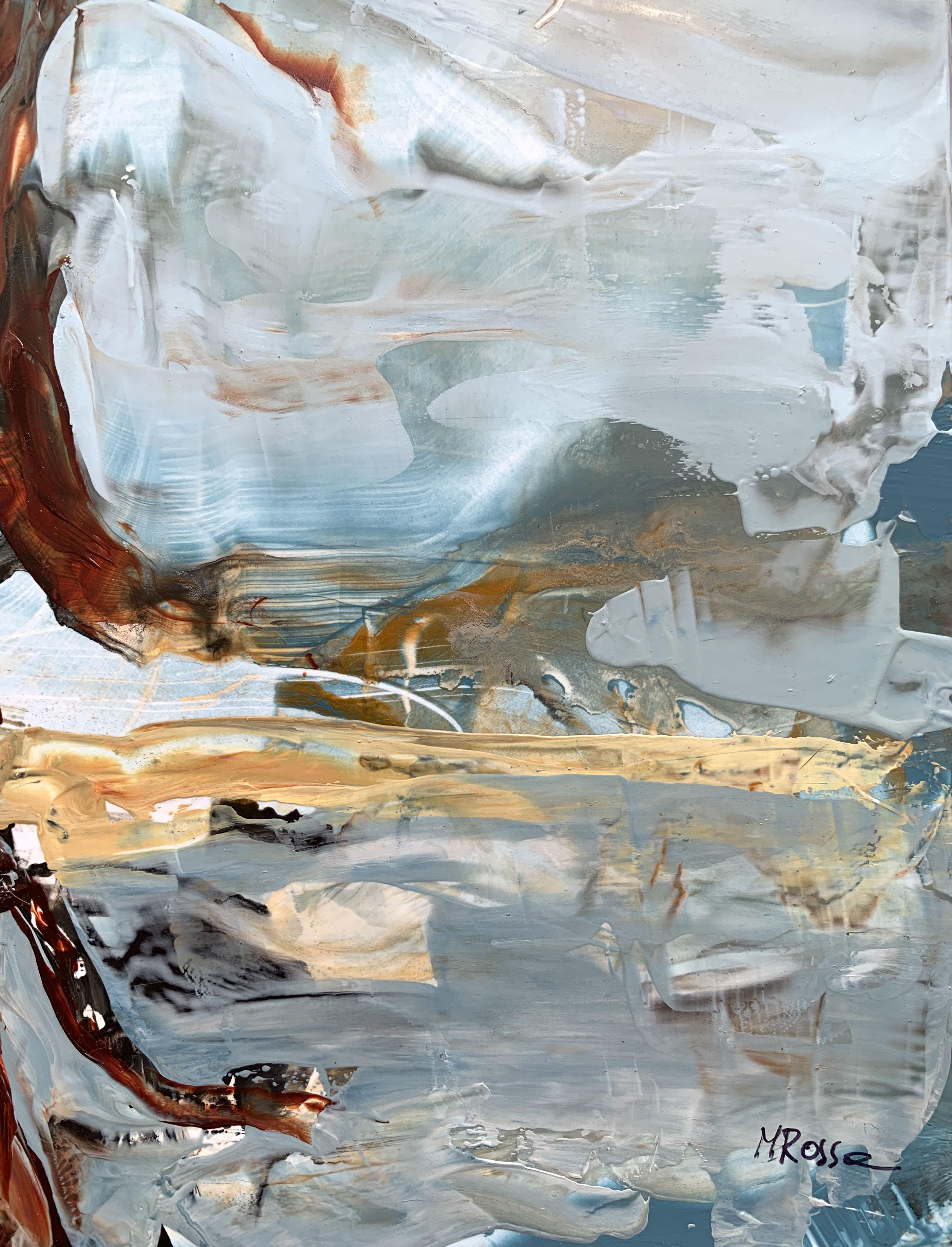 Landschaft - 21. Jahrhundert Acrylmalerei, Abstraktion und figürliche Darstellung (Zeitgenössisch), Painting, von Monika Rossa