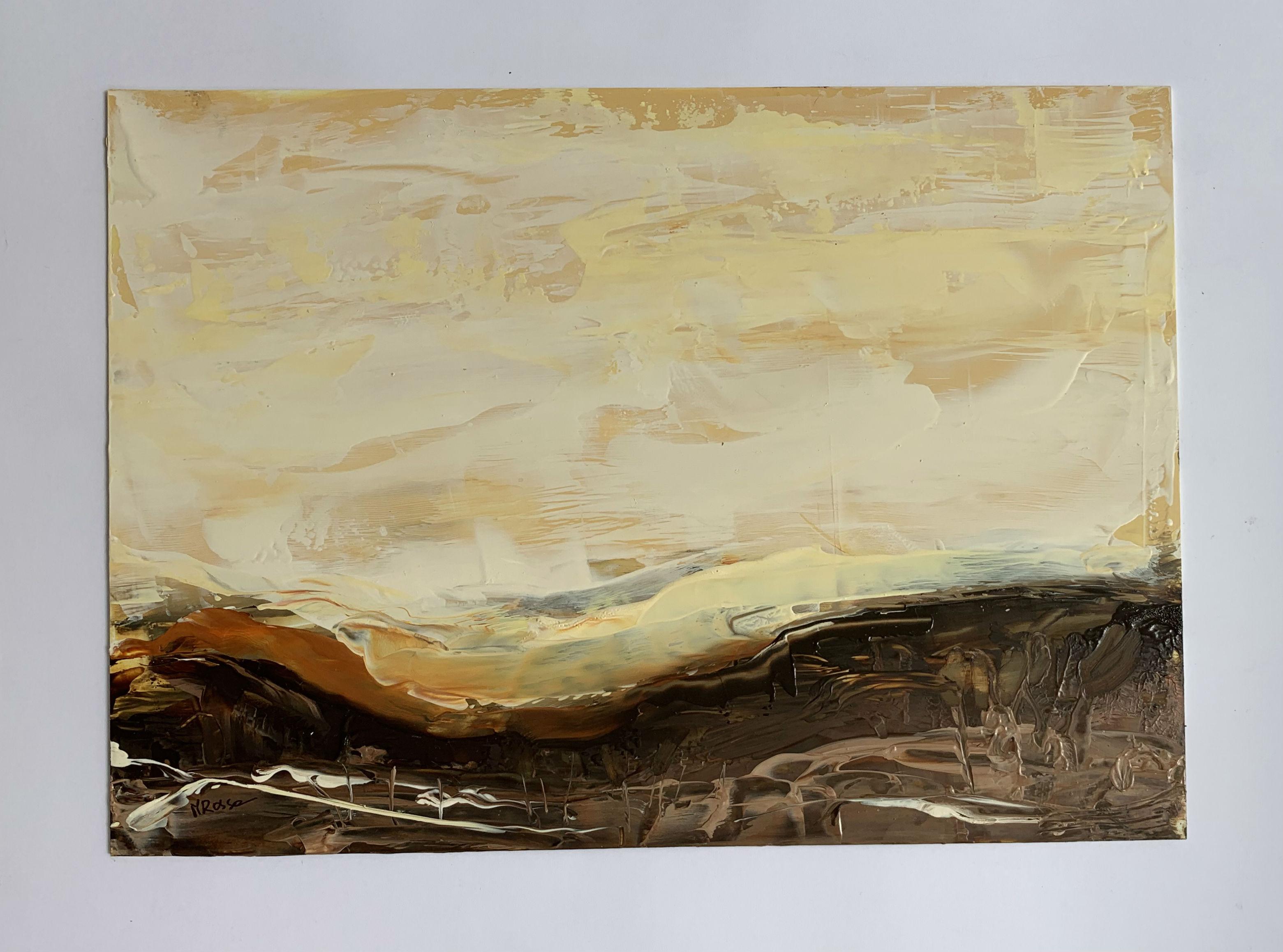 Paesaggio - Pittura acrilica del XXI secolo, Astrazione e Figurazione - Painting di Monika Rossa