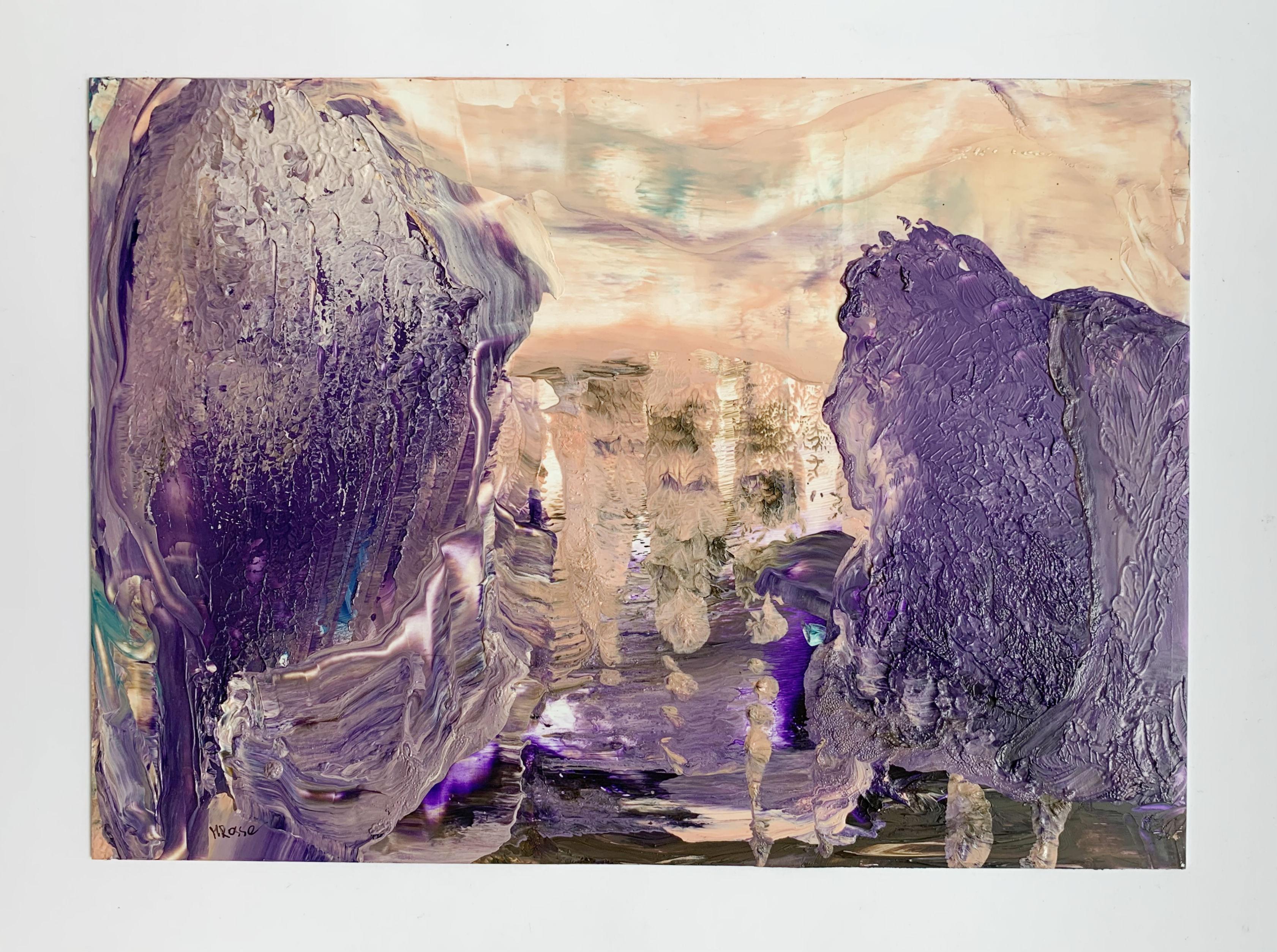Paesaggio - Pittura acrilica del XXI secolo, Astrazione e Figurazione - Painting di Monika Rossa