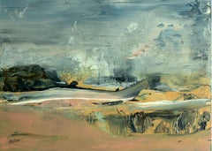 Landscape - XXI century Acrylic painting, Abstaction & Figurative