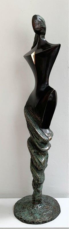 Wind venus - XXI century Contemporary bronze sculpture, Abstract & figurative