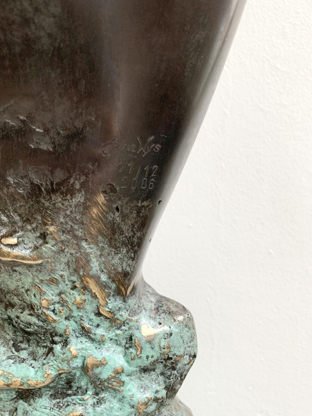 Wave venus - XXI century Contemporary bronze sculpture, Abstract & figurative 2