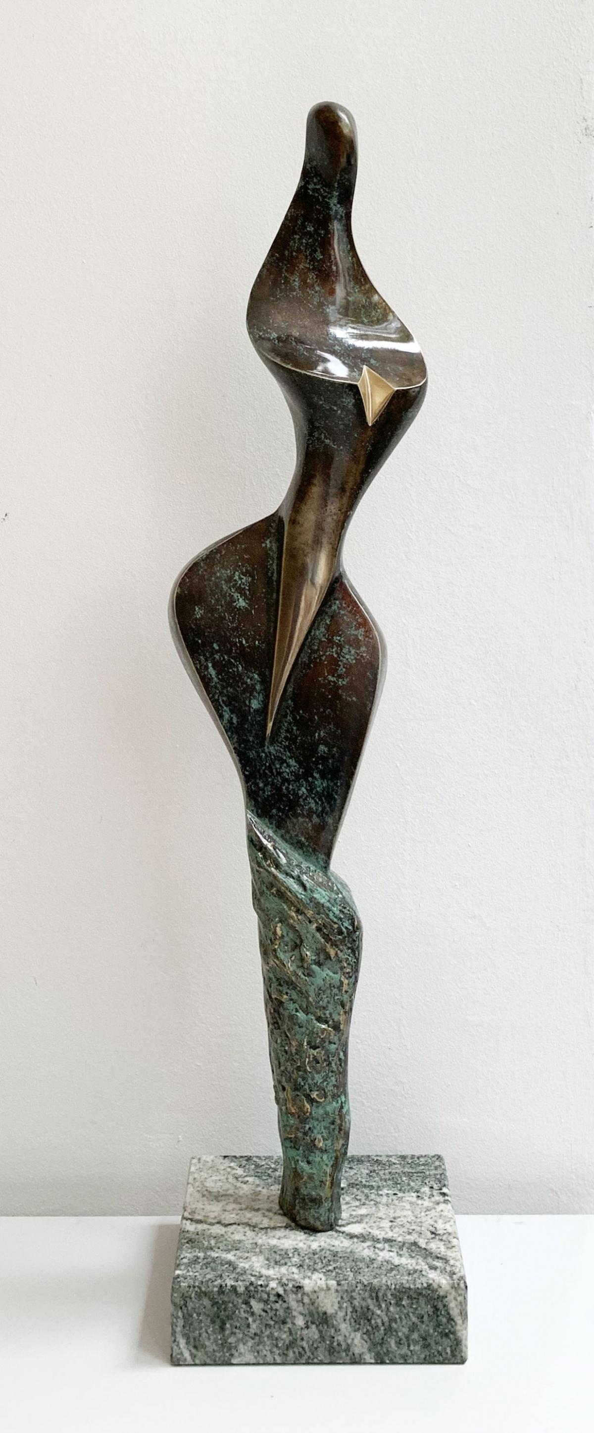 Stanisław Wysocki Abstract Sculpture - Venus - XXI century Contemporary bronze sculpture, Abstract & figurative