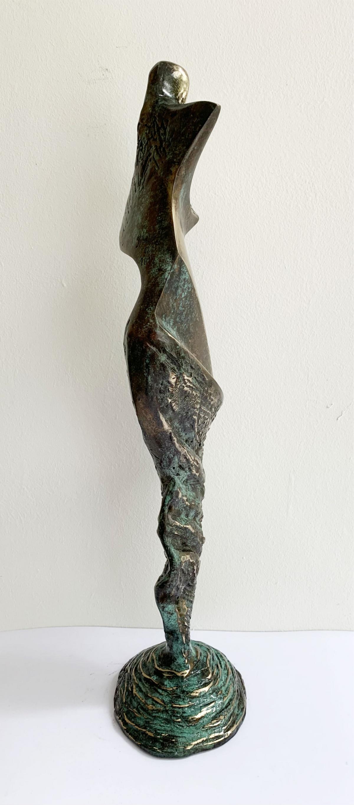 Dame II - XXI century Contemporary bronze sculpture, Abstract & figurative 2