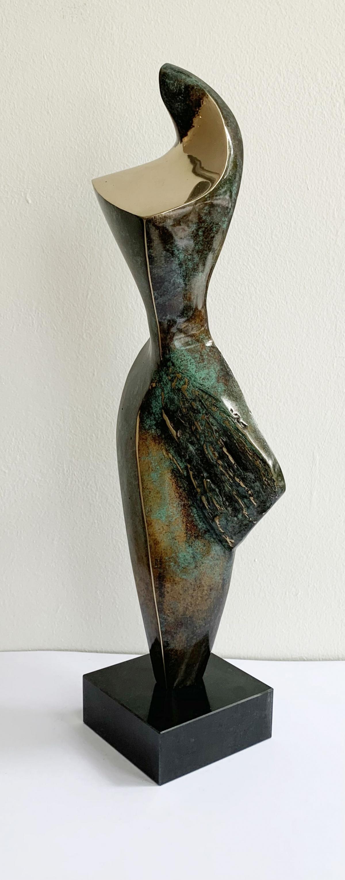 Dame VII - XXI century Contemporary bronze sculpture, Abstract & figurative - Sculpture by Stanisław Wysocki