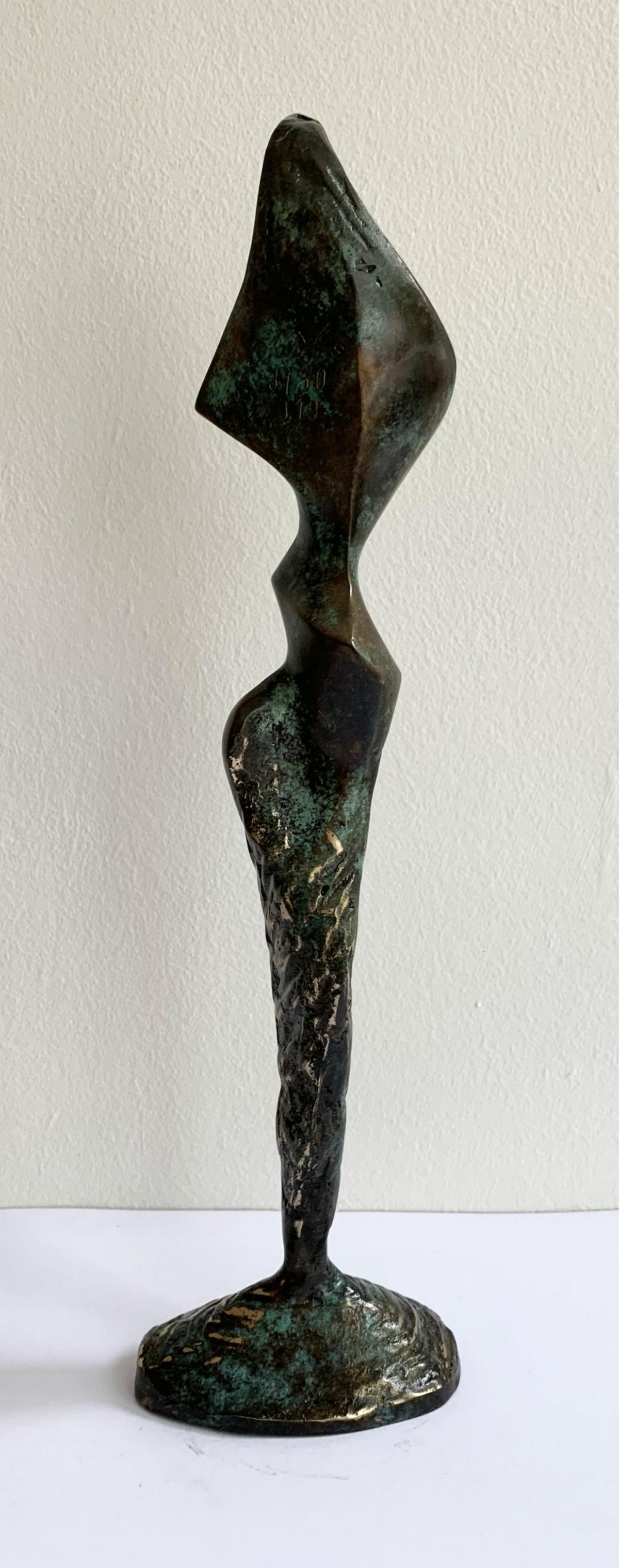 Nude - XXI century Contemporary bronze sculpture, Abstract & figurative - Gold Abstract Sculpture by Stanisław Wysocki