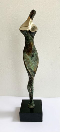 Nude - XXI century Contemporary bronze sculpture, Abstract & figurative