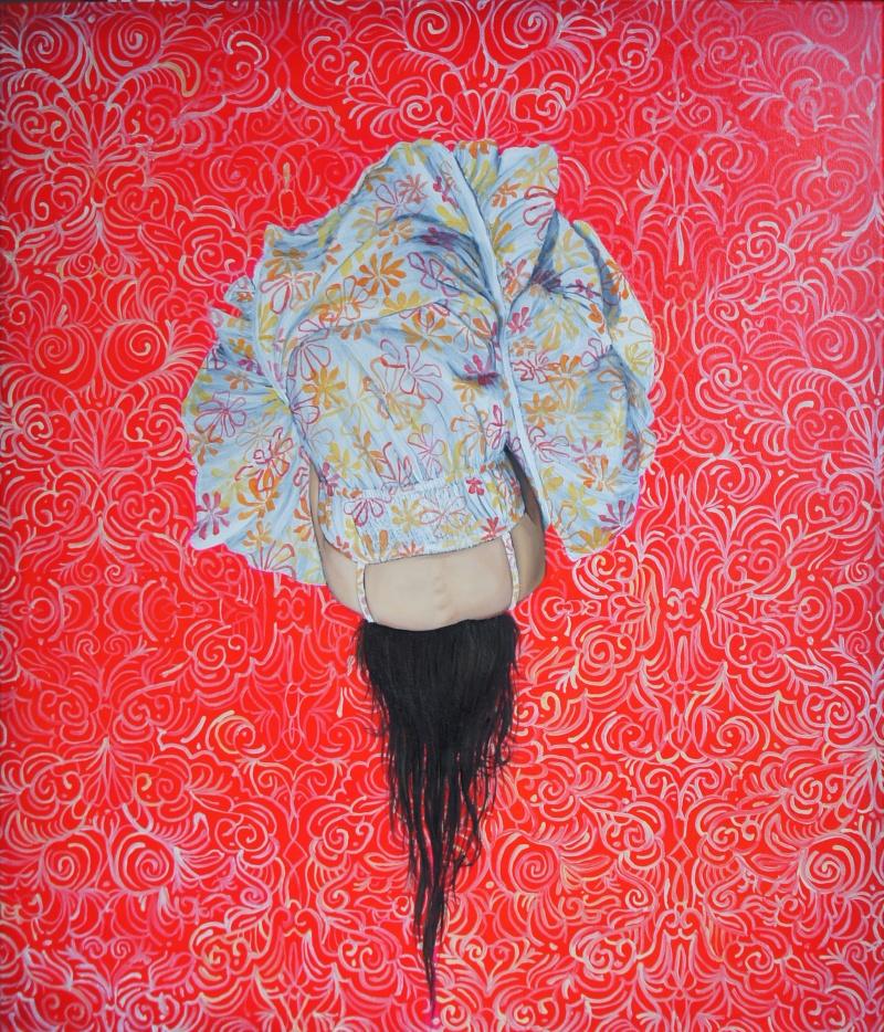 Figurative Painting de Kamila Gruszecka - Standby V - Siglo XXI, Pintura al óleo, Figurativo contemporáneo