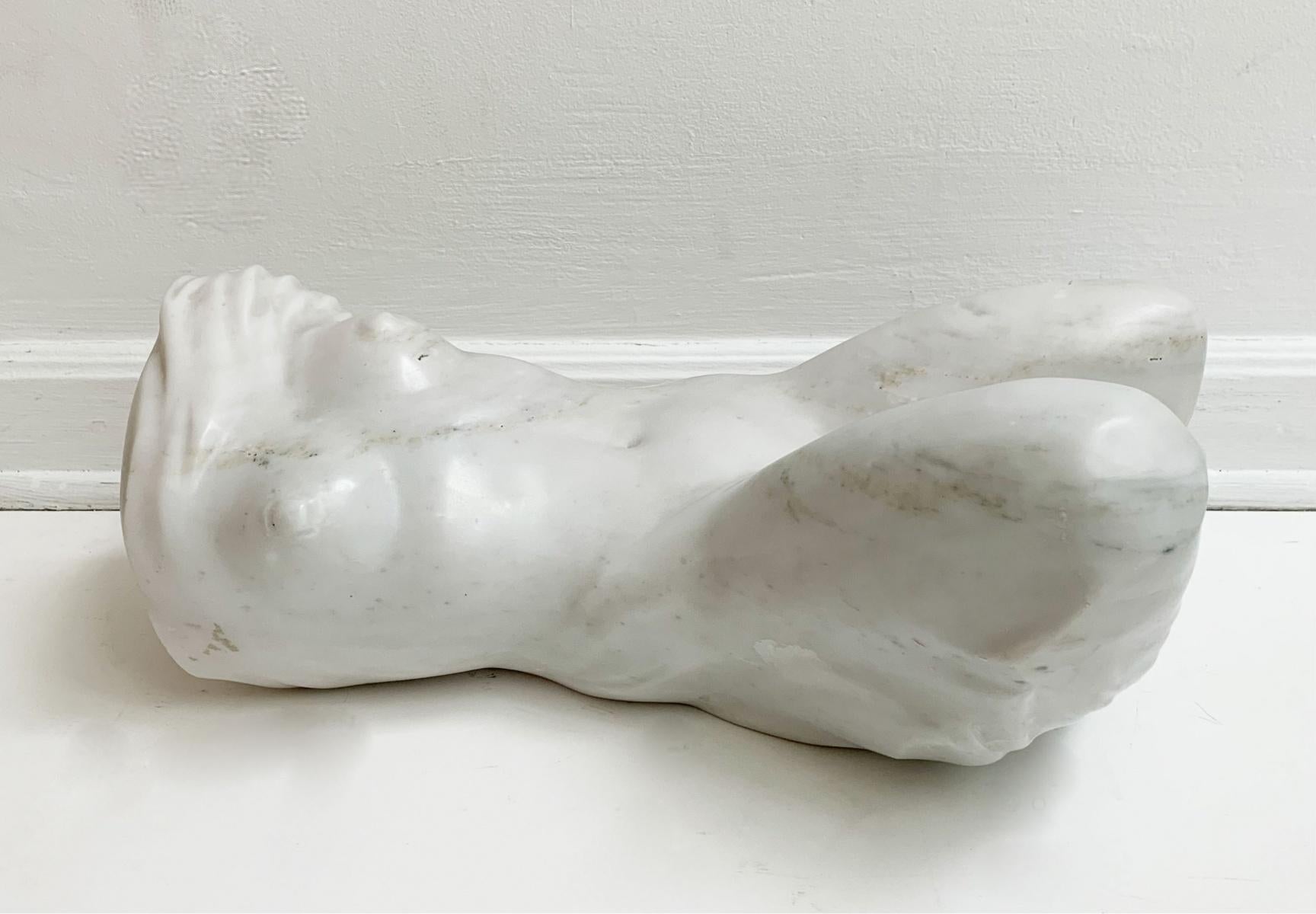 Nu - XXIe siècle, sculpture figurative contemporaine en marbre, classique, réalisme - Sculpture de Ryszard Piotrowski
