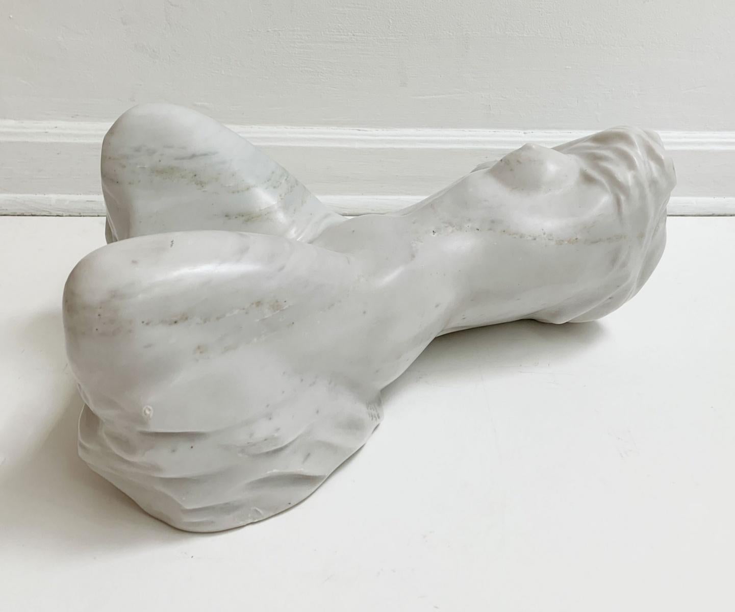 Nude – 21. Jahrhundert, Zeitgenössische figurative Marmorskulptur, klassisch, Realismus im Angebot 3