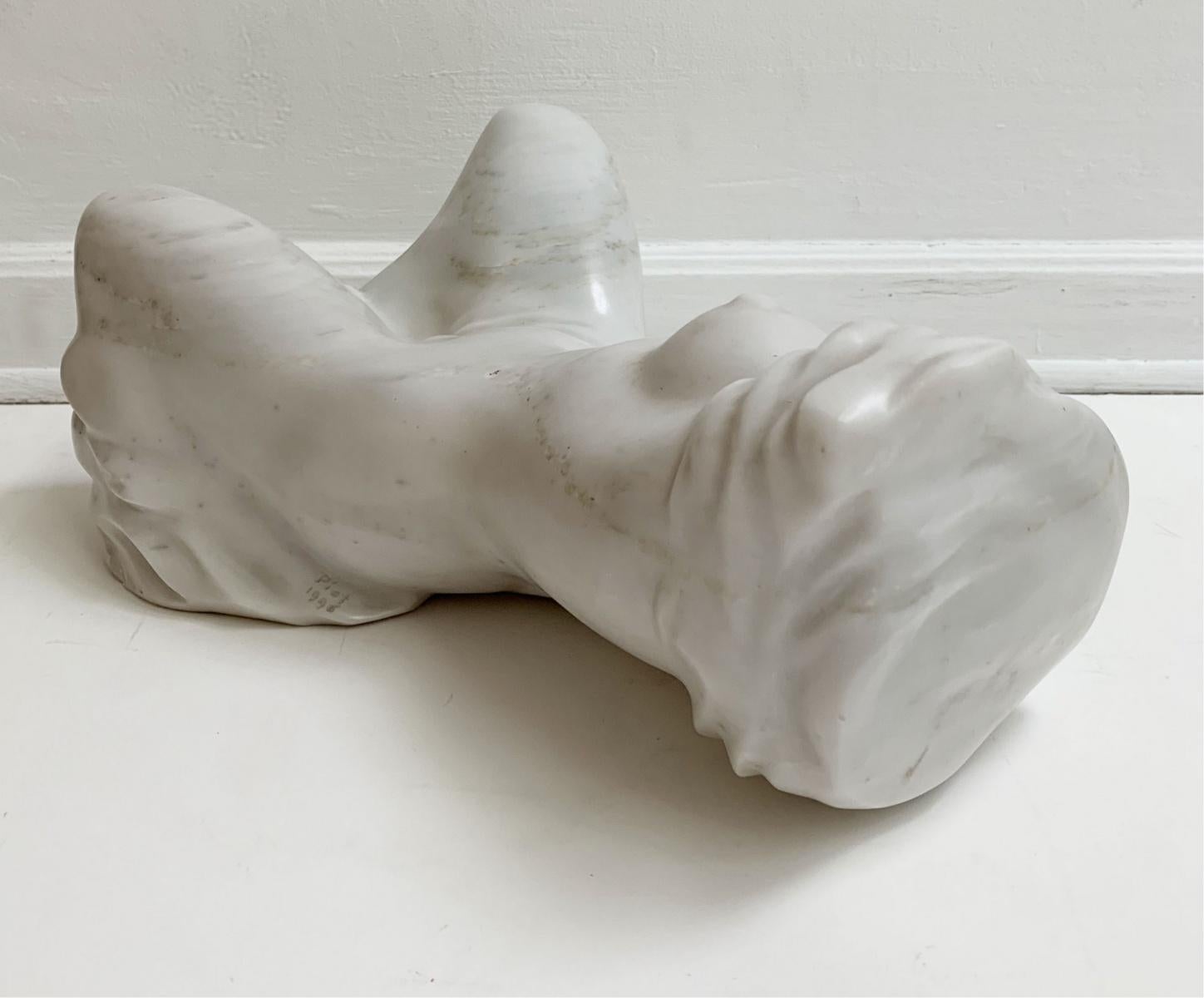 Nu - XXIe siècle, sculpture figurative contemporaine en marbre, classique, réalisme en vente 4